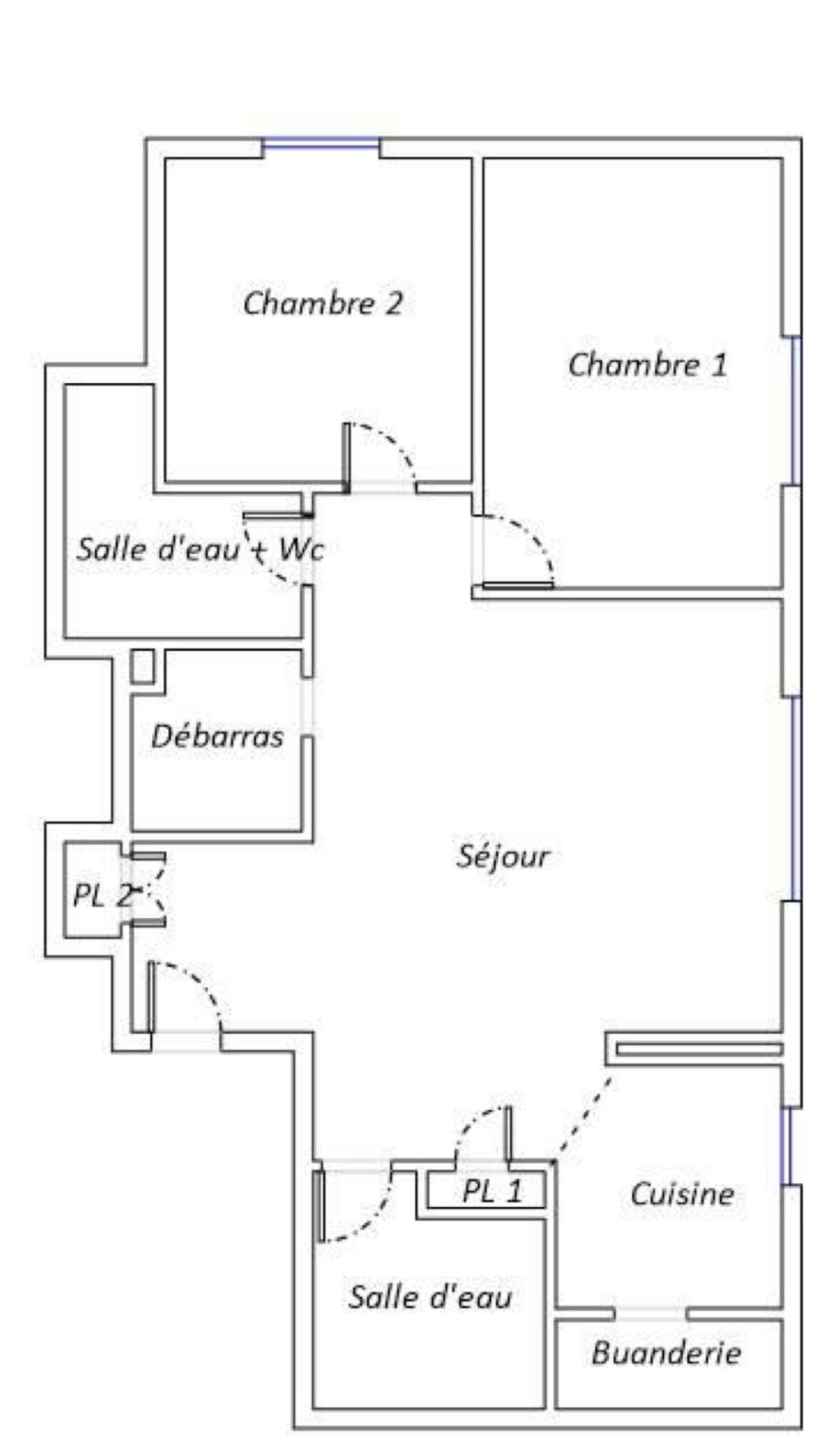 appartement 4 pièces en vente sur Paris (75013)