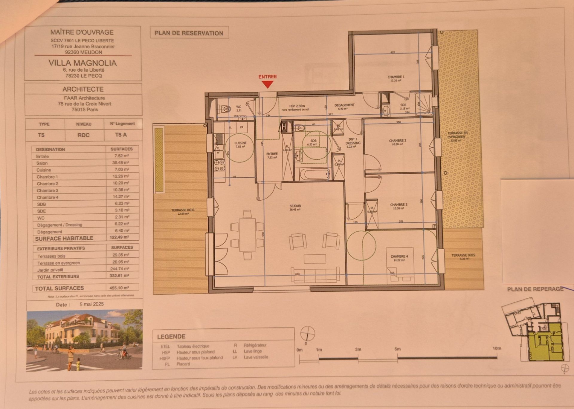 appartement 5 pièces en vente sur Le Pecq (78230)