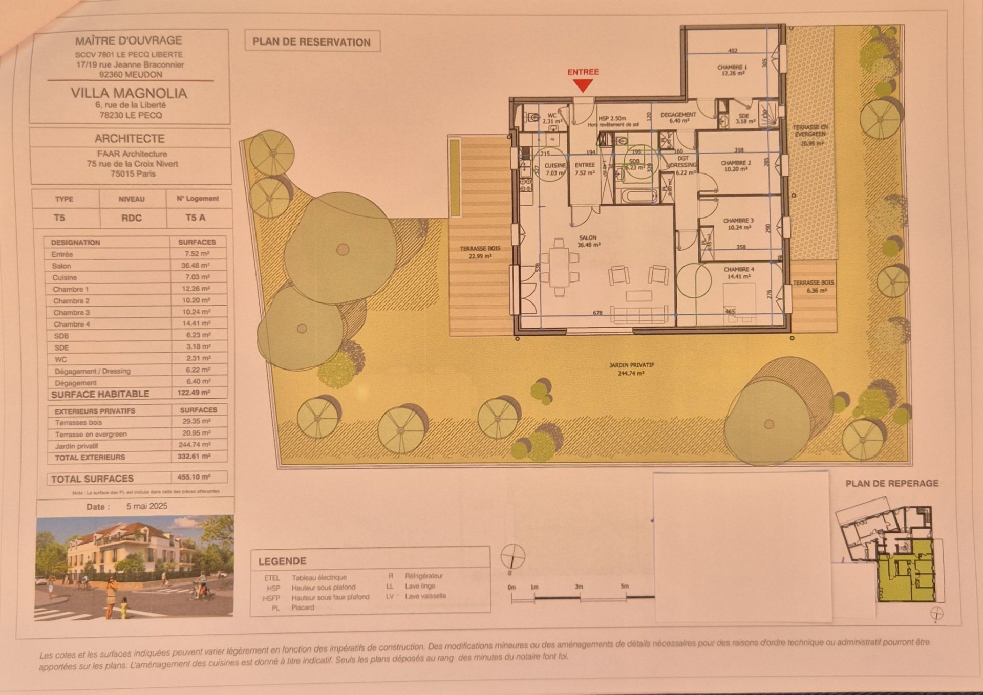 appartement 5 pièces en vente sur Le Pecq (78230)