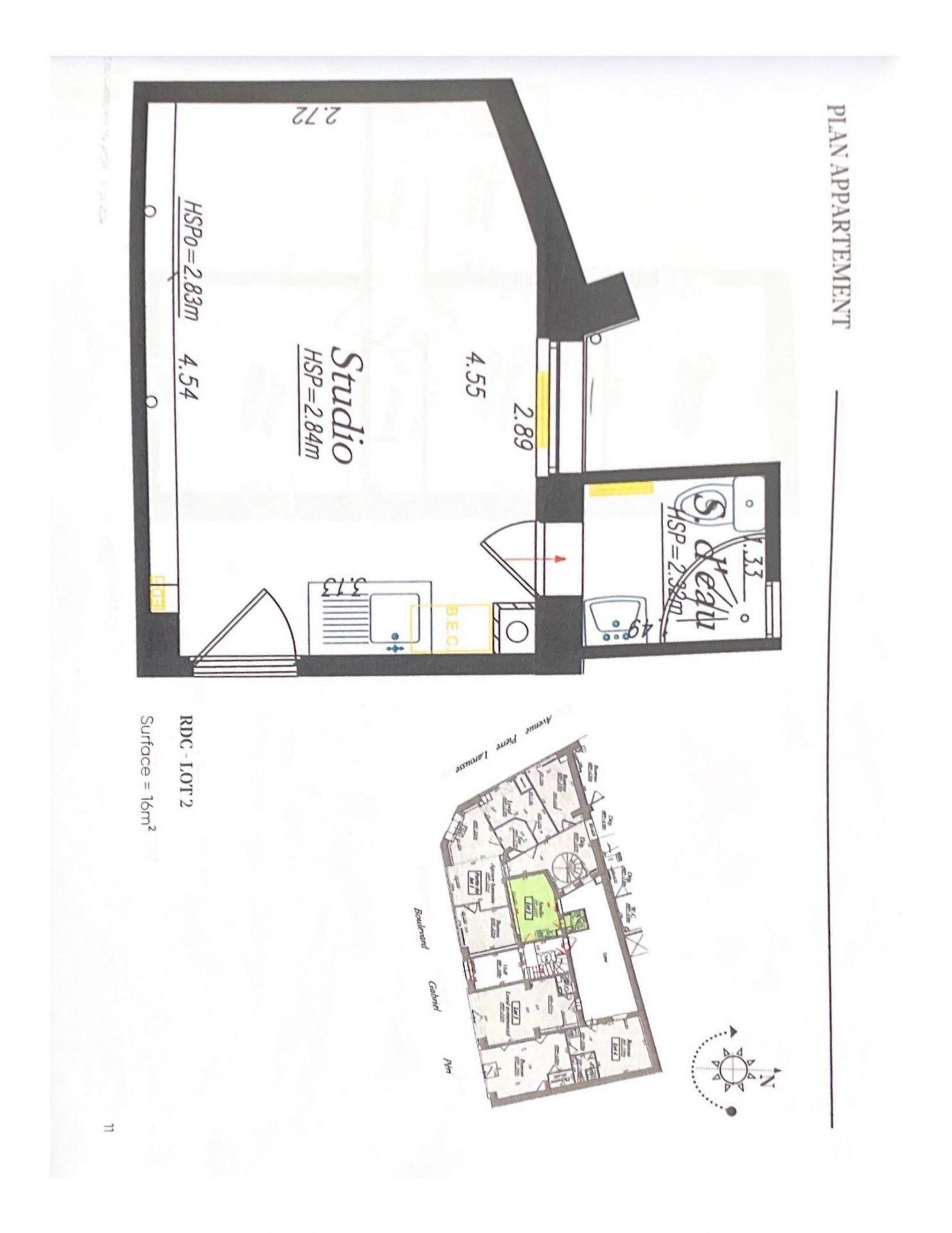 appartement 1 pièce en location sur Malakoff (92240)