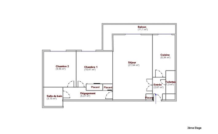 apartment 3 rooms for sale on Carrières-sous-Poissy (78955)