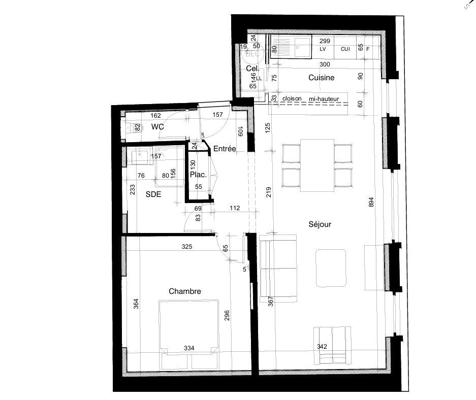 appartement 3 pièces en vente sur Deauville (14800)