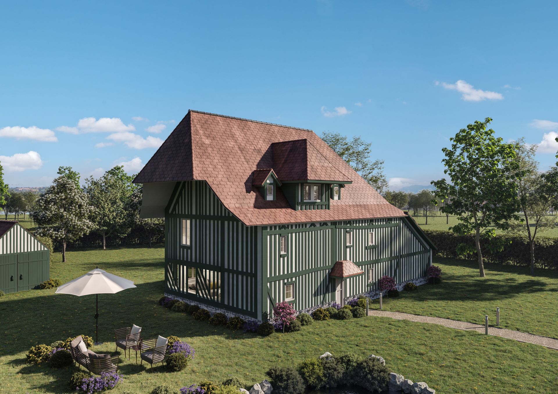 propriété 9 pièces en vente sur Beaumont-en-Auge (14950) - Plus de details
