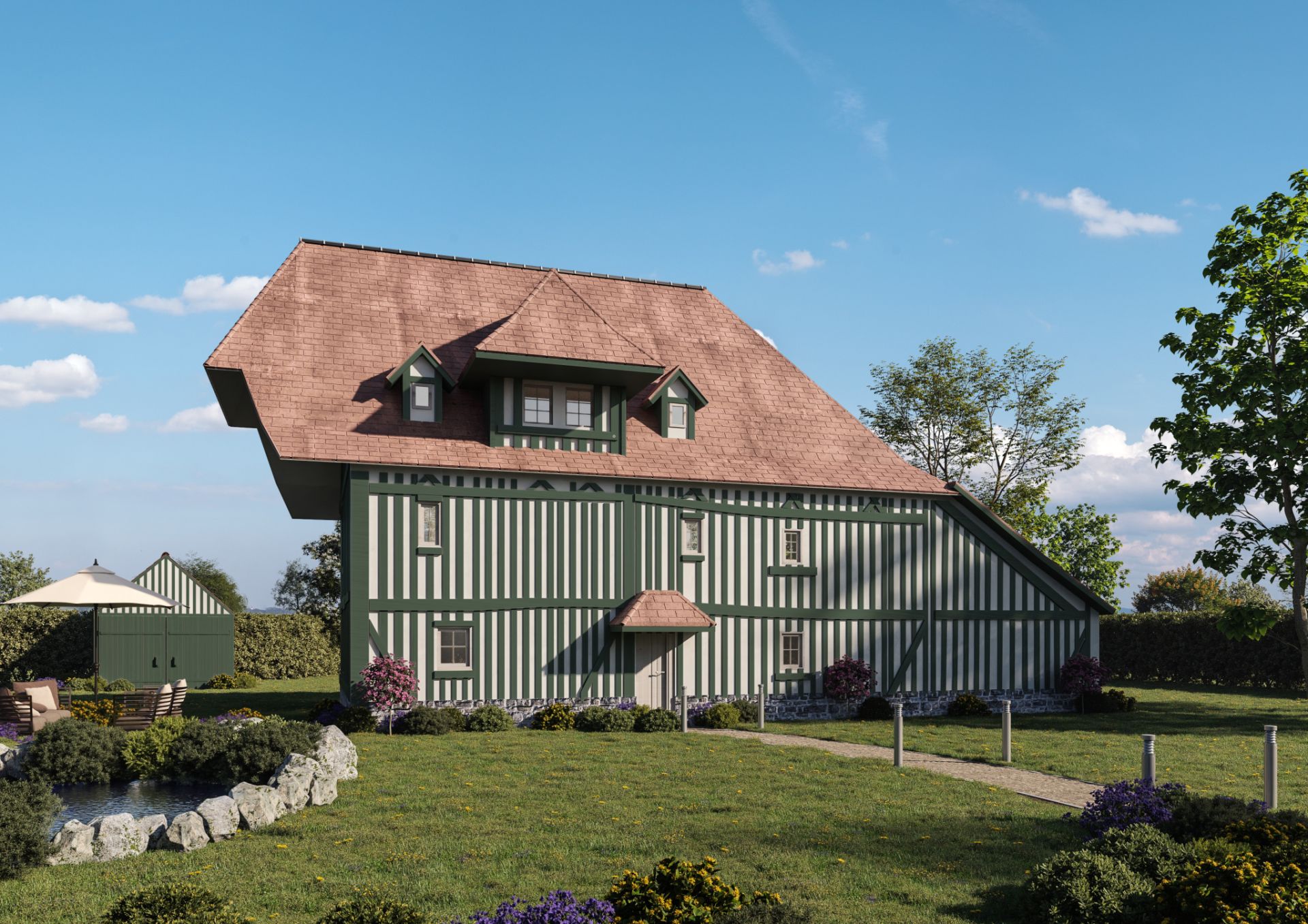 propriété 9 pièces en vente sur Beaumont-en-Auge (14950)