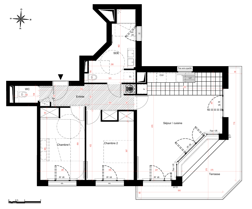 apartment 3 rooms for sale on Saint-Cloud (92210)