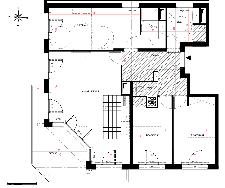 apartment 4 rooms for sale on Saint-Cloud (92210)